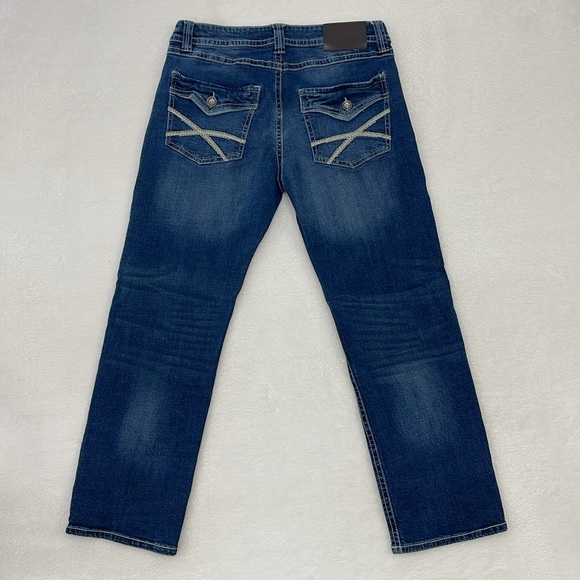 TK Axel Mens Slim Boot Jeans Size 32x30 - Picture 6 of 10